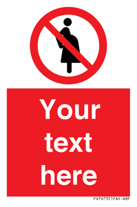 Custom prohibition not for pregnant women